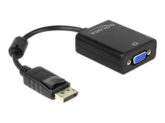 Delock DisplayPort til VGA Adapter 12,5 cm - 1920x1200