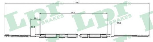 Bremsewire LPR C0810B Bremsewire LPR C0810B