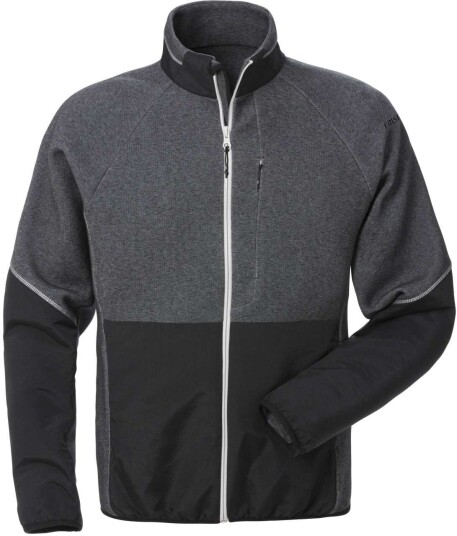 Fristads Sweatshirtjacka 7513 Df Svart/grå M