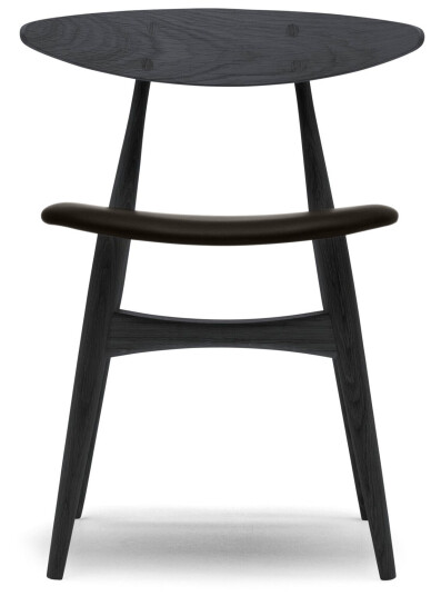 Carl Hansen & Søn CH33P Sort lakkert eik / Thor 301