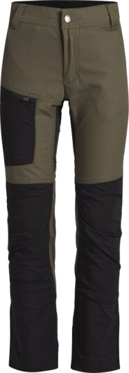 Lundhags Juniors' Fulu Stretch Hybrid Pant 152, Forest Green/Black