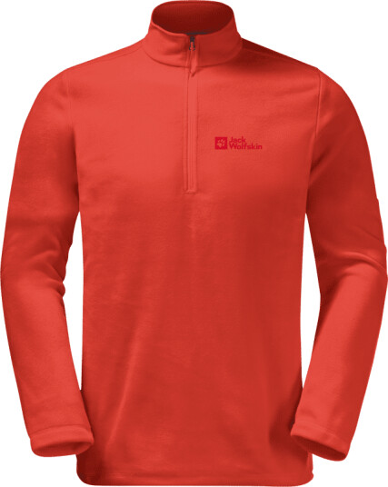 Jack Wolfskin Men's Taunus Halfzip Rød S Man