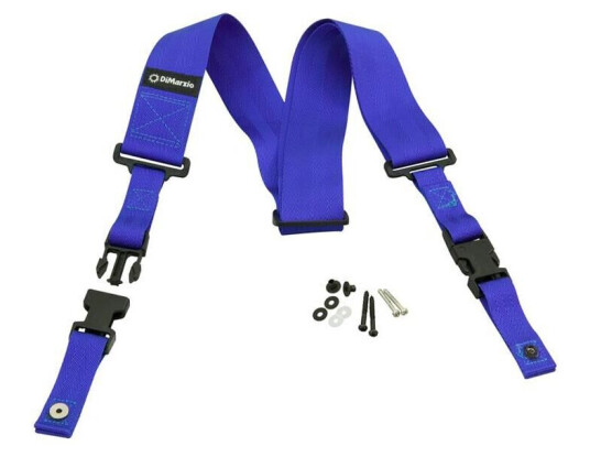 Dimarzio Dd2200bl 2" Cliplock Strap Nylon Blå