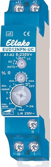 Eltako 21100806 Dimmer 230 V 0 400 VA IP20 Elfordeling & strømforsyning