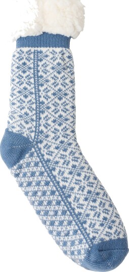 Cuddly Socks by Taubert Sokker Astrid Lamb Lined Anti slip Socks Blå