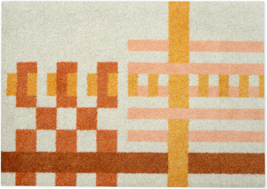 Heymat Loom Bauhaus dørmatte Brick 60x85 cm