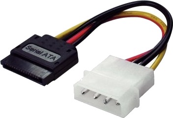 Shiverpeaks Bs78236-Hq, 0,15 M, Molex (4-Pin), Sata 15-Pin, Hankjønn, Hankjønn, Rett Shiverpeaks Bs78236-Hq, 0,15 M, Molex (4-Pin), Sata 15-Pin, Hankjønn, Hankjønn, Rett