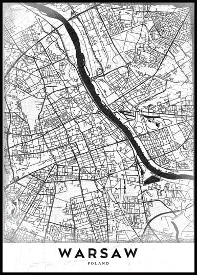 Warsaw Plakat Plakat / 30x40cm