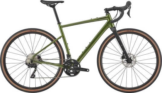 Cannondale Topstone 2 2X Grussykkel Spruce Green W/ Jet Black MD // 170 - 185 cm