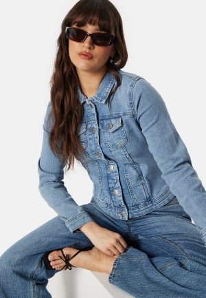 ONLY Onlwonder Denim Jacket Light Blue Denim L