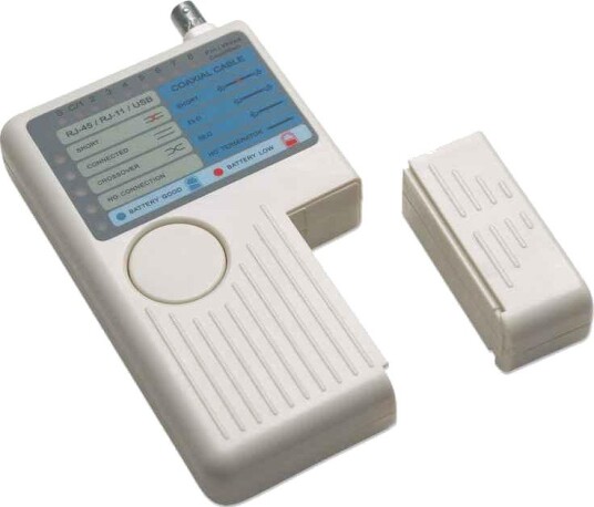 Intellinet 351911 Kabeltester RJ11 RJ45 USB-A BNC
