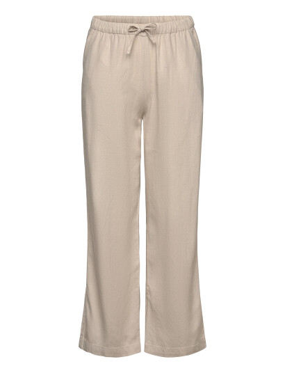Lindex Trousers Linen Blend Beige 164