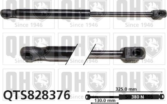 Gassfjær, motorpanser QUINTON HAZELL QTS828376