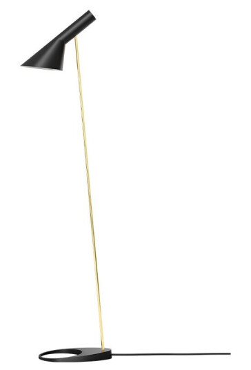 Louis Poulsen AJ Gulvlampe Brass/Black