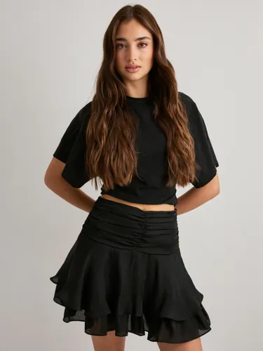Neo Noir   Svart   Janie Frill Skirt