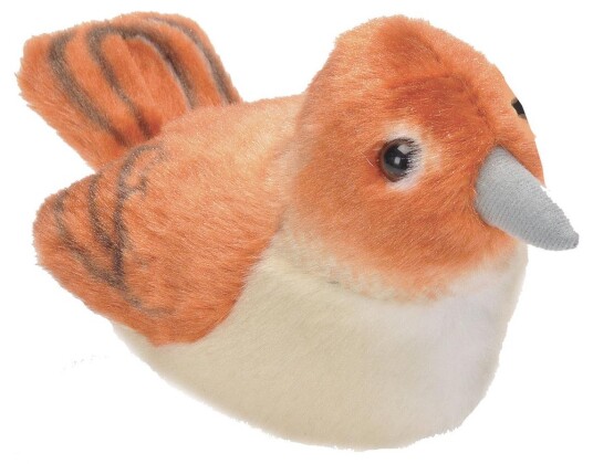 Wild Republic Birds Kosedyr med fuglelyd ??? 13 cm ??? Nattergal