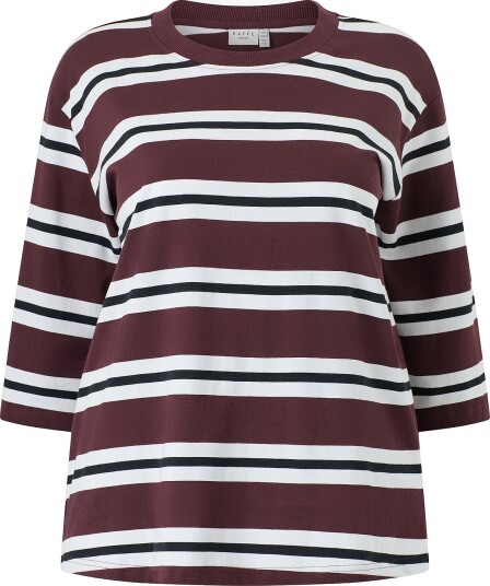 KAFFE Curve T skjorte KCwinni Tshirt Lilla