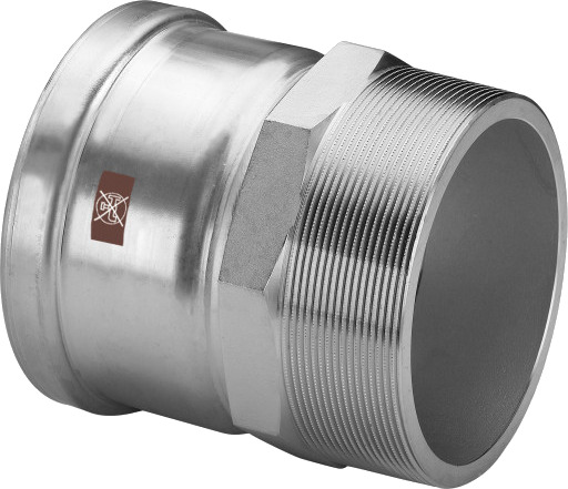 VIEGA 76,1 mm x 2 1/2 Temponox XL overgangsstykke