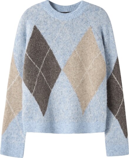 LMTD Nlfkleaveharlekin Ls Short Knit   KENTUCKY BLUE   170 176
