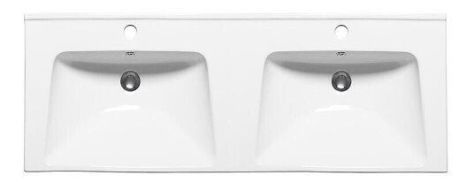 Hafa On Verge 1200 Møbelservant, dobbel 1210x465 mm. Hvit