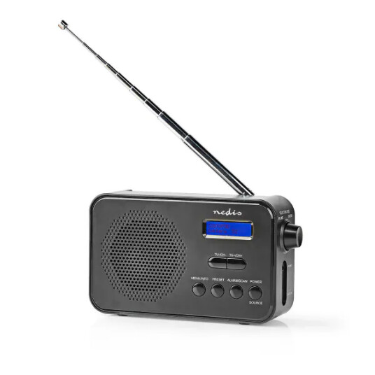 Nedis RDDB1000BK - DAB portable radio -