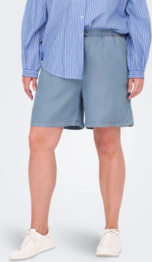 ONLY Carmakoma Carpema Life Lyocell Dnm Shorts Yok   Blue   44