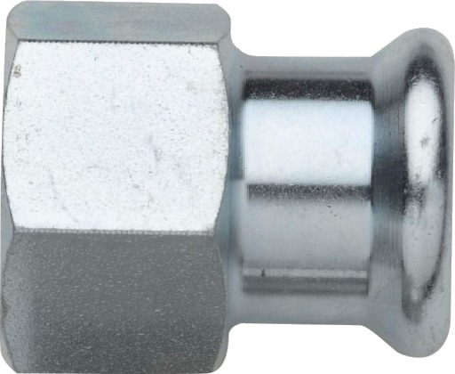 28 mm x 3/4" TURBO stål overgangshylse