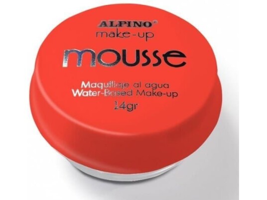 Alpino MakeUp Mousse 14G Rød 203724