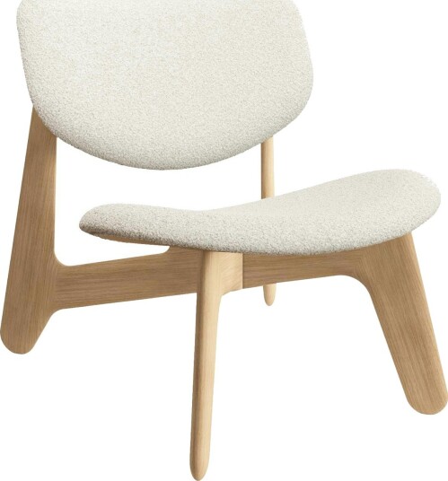 Slab Loungestol, Naturlig / Elle 200