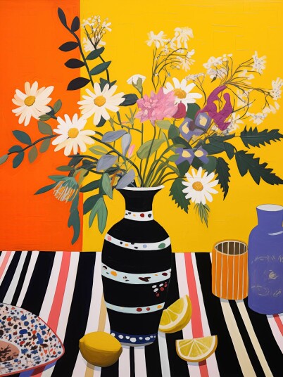 Namly Design Plakat Blomster Vase Kunstverk POSTERU63QQ3