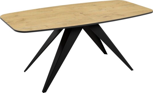 Ferro Spisebord 198 cm - Svart/Beige