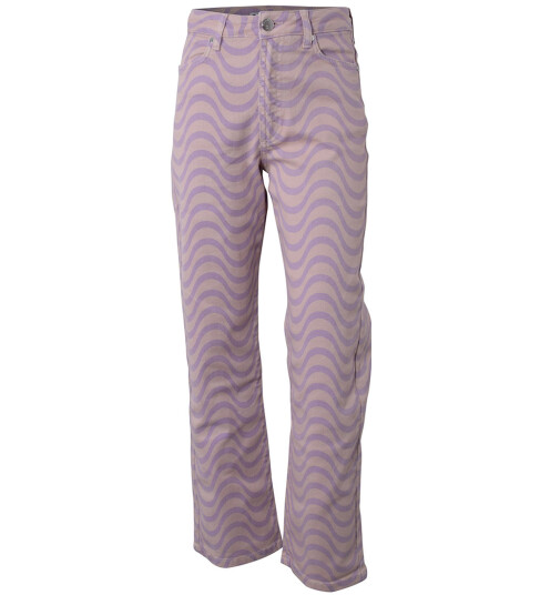 Hound Bukser Wave Trykt Denim Lavender 18 år 188 Jeans Lilla