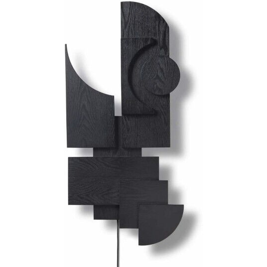 Totem Deco Vegglampe Sort