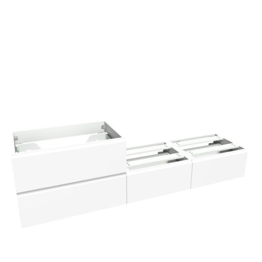 Vikingbad Servantskap fingergrep MIE SMART 200 hvit matt