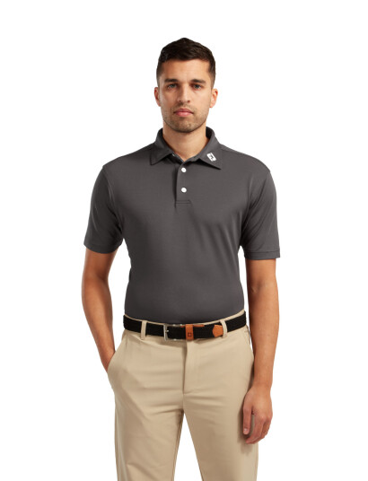 FootJoy Stretch Pique Solid   Grey   L