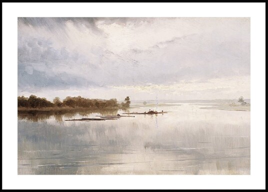 River Landscape by Ferdynand Ruszczyc Plakat Plakat / 50x70cm