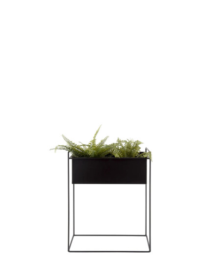 present time Plant Pot Set Essence Straight - Black - H65CM present time Plant Pot Set Essence Straight - Black - H65CM