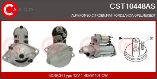 CASCO CST10448AS Starter CASCO CST10448AS Starter