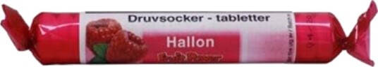 Fruit Power druesukker tabletter bringebær 40 g Fruit Power druesukker tabletter bringebær 40 g