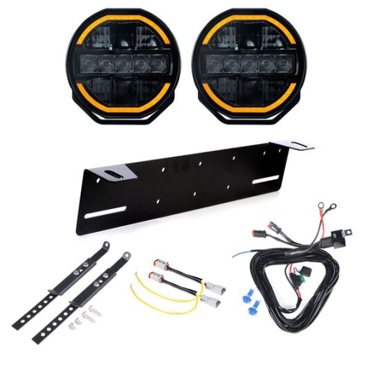 Ekstralys Strands Siberia Skylord 7   Rund / 18 cm / 108W 2 stk   Komplett pakke