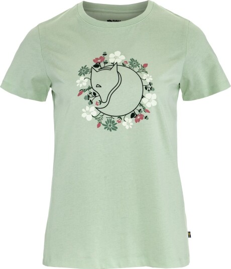 Fjellreven Fjällblomster Fox T shirt W Soft Jade XL