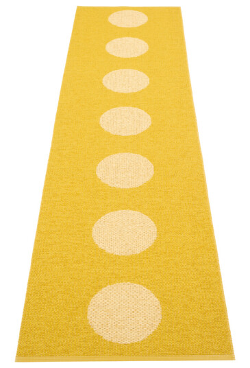 Pappelina Vera POP matte mustard 70x280 cm