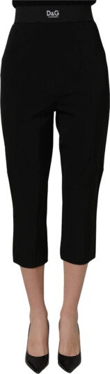 Dolce & Gabbana Dame Bukser Svart L,