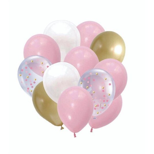 Festi Ballongsett 24 stk – Flerfargede Ballonger til Enhver Anledning
