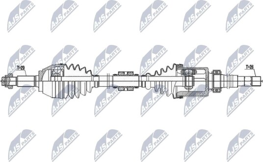 Nty Drivaksel NTY NPW NS 148
