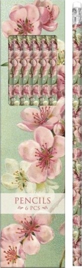 Skona Ting Dekorative Blyanter Stpen32 Kirsebærblomster - 6 Stk