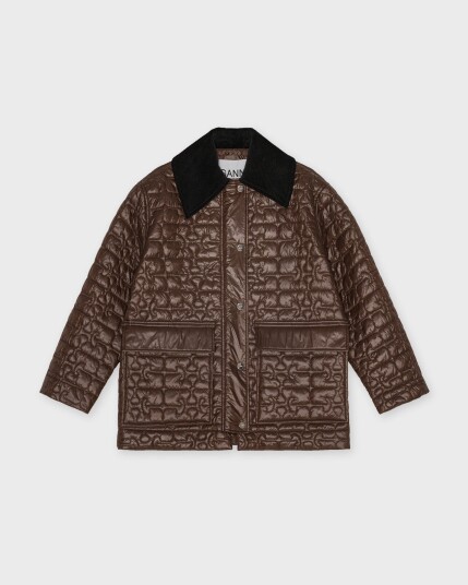 Ganni Dame Jakker Brun 2XS/XS, Ganni Dame Jakker Brun 2XS/XS,