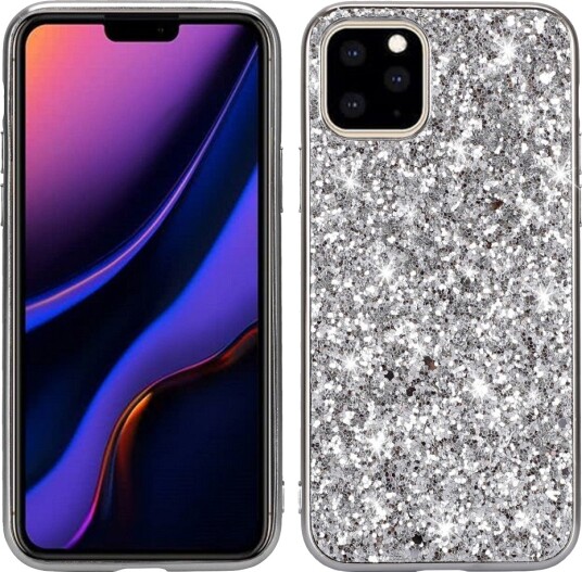 Trolsk Mobildeksel Glitrende (iPhone 11) Sølv