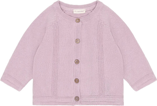 Blå Cardigan Knit   Purple   74