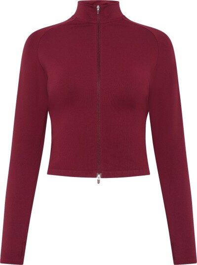 aim´n Shape Seamless Zip Jacket   Burgundy   M